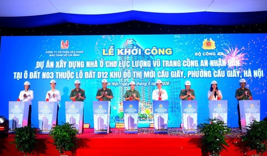 Bộ Công an khởi công dự án nhà ở dành cho lực lượng công an cao 35 tầng tại Hà Nội