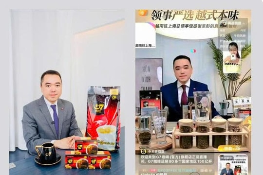 Chưa từng có: Tổng Lãnh sự Việt Nam livestream bán cà phê Trung Nguyên Legend trên TikTok Trung Quốc với số đơn khủng