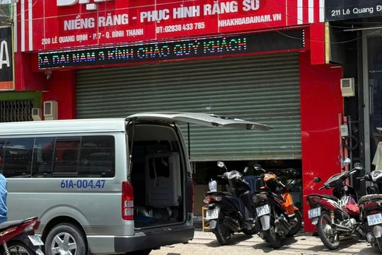 TPHCM: Cảnh sát xuất hiện tại loạt phòng khám nha khoa liên quan vụ ly hôn nghìn tỷ