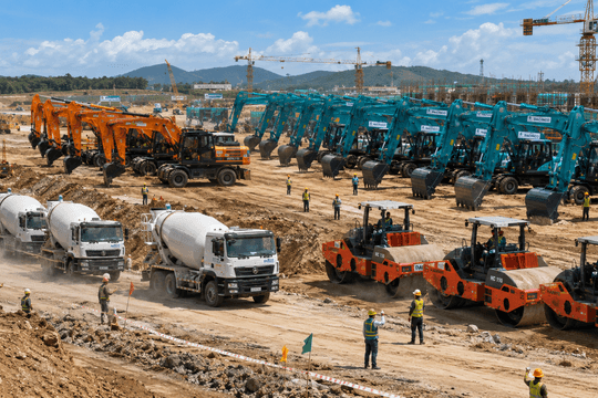 DACINCO khẳng định tầm vóc nhà thầu hạ tầng từ hệ thống thiết bị thi công chuyên sâu