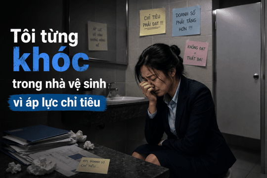Tôi từng khóc trong nhà vệ sinh ngân hàng vì áp lực chỉ tiêu