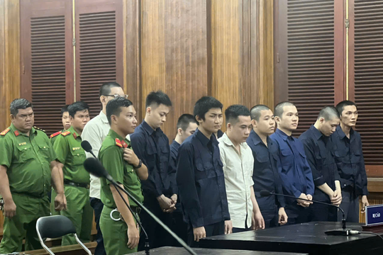 Tuyên án 162 năm tù đối với Bùi Quang Hưng, SN 1998 và các đồng phạm
