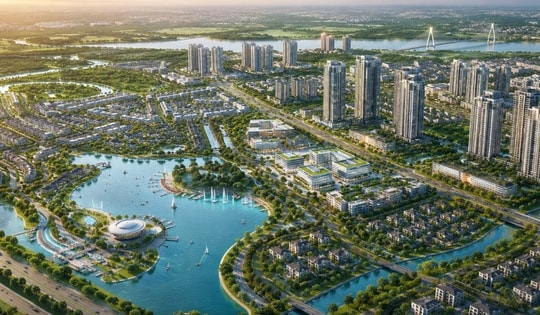 Hà Nội sắp hình thành khu đô thị thông minh - sinh thái 268ha, tọa lạc giữa 2 cây cầu lớn và sát đại đô thị của Vinhomes