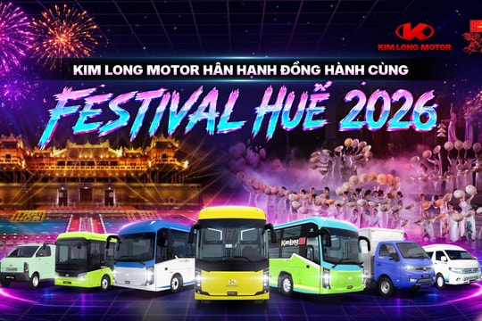 Hãng xe Việt Kim Long Motor góp mặt trong sự kiện giao thoa di sản và hiện đại lớn nhất năm tại Huế