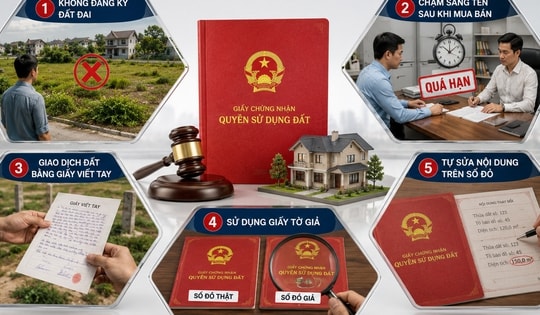 5 vi phạm liên quan đến sổ đỏ người dân dễ mắc phải, mức phạt cao nhất lên tới 100 triệu đồng