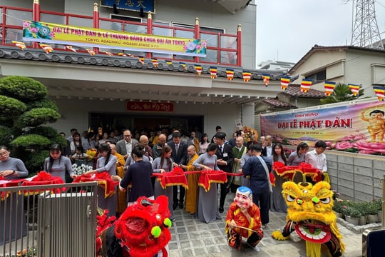 Chính thức khánh thành ngôi chùa Việt đầu tiên tại thủ đô của cường quốc hàng đầu châu Á