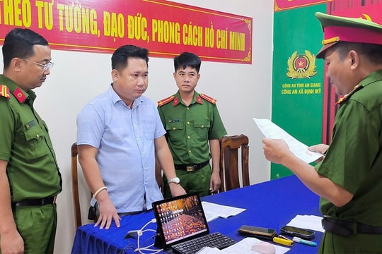 Thi hành lệnh bắt tạm giam Giám đốc Nguyễn Phước Hậu, SN 1993