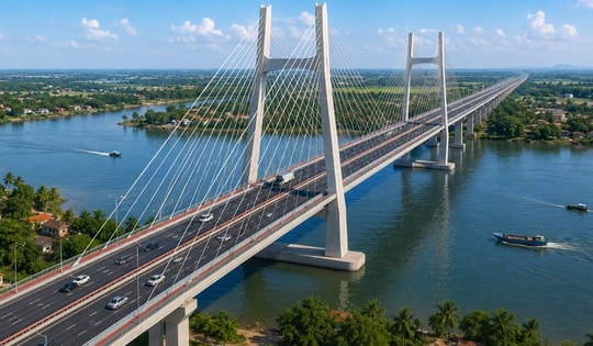 Sắp khởi công xây dựng cầu hơn 2.200 tỷ nối thông 2 thành phố trực thuộc Trung ương, xóa bỏ bến phà đã có từ lâu