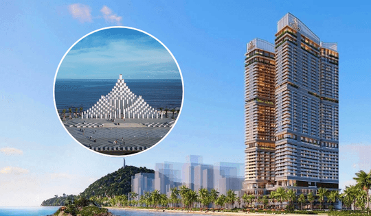 Lần đầu tiên Việt Nam xây dựng 2 tòa tháp chọc trời nằm trên trục di sản: Nơi quy tụ 143 trục điêu khắc hướng biển với kiến trúc độc đáo