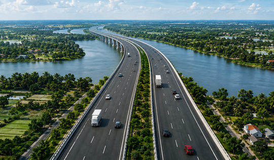 2 năm nữa, tuyến cao tốc dài 80km chiến lược kết nối các tỉnh thành Đồng bằng sông Cửu Long sẽ được nâng cấp