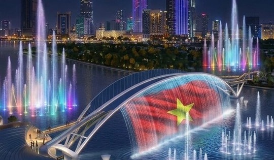 Không chỉ xây cầu nghìn tỷ với kết cấu vòm thép lần đầu tiên được áp dụng tại Việt Nam, doanh nghiệp này còn muốn tài trợ thêm màn nhạc nước đỉnh cao