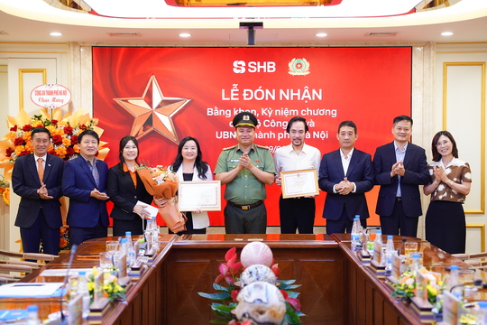 SHB nhận Bằng khen của Bộ Công an vì thành tích xuất sắc trong phong trào toàn dân bảo vệ an ninh Tổ quốc