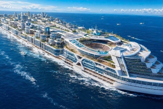 Dài gấp 4 lần Titanic, cao 30 tầng, có sức chứa 80.000 người: ‘Thành phố nổi’ chạy bằng năng lượng hạt nhân lớn nhất lịch sử hơn 30 năm vẫn chỉ ‘nằm trên giấy’