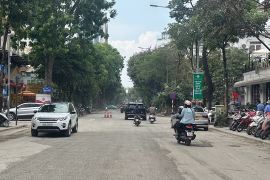 Hà Nội yêu cầu khắc phục vi phạm tại công trình thoát nước Quang Trung - Quán Sứ