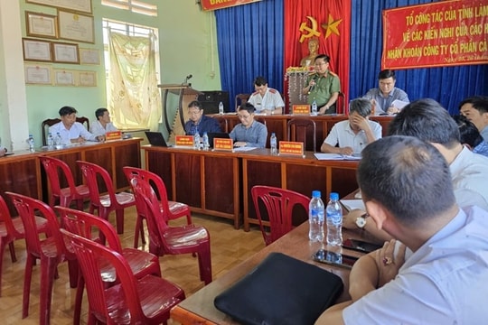 Công an vào cuộc vụ việc kéo dài 8 năm tại một doanh nghiệp trên sàn