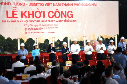 Chính thức khởi công dự án 10.000 căn nhà ở xã hội cho thuê đầu tiên tại Việt Nam, Sonadezi được giao làm tổng thầu