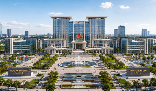Bắt đầu triển khai xây dựng trung tâm hành chính mới tại thành phố rộng nhất cả nước