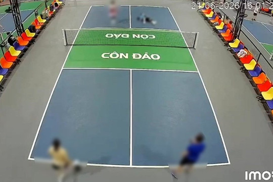 Người đàn ông đột tử bất thường khi đang chơi pickleball