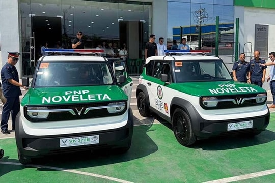 Nhỏ nhưng 'có võ', VinFast VF 3 được cảnh sát Philippines đưa vào biên chế tuần tra