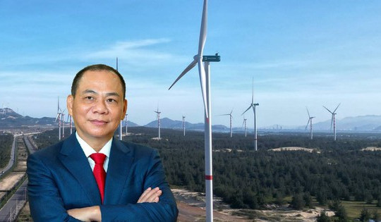 Công ty năng lượng của tỷ phú Phạm Nhật Vượng làm 2 dự án điện gió tại tỉnh rộng bậc nhất Việt Nam