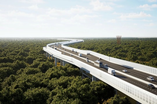 Chỉ ít ngày nữa, chính thức khởi công tuyến đường 13 km đi xuyên rừng, quy mô 8 làn xe, tọa lạc ở thành phố rộng nhất Việt Nam