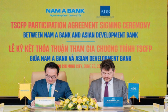 Nam A Bank hợp tác cùng ADB thúc đẩy tài trợ thương mại
