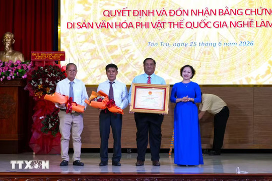 Việt Nam chính thức có thêm một Di sản cấp Quốc gia