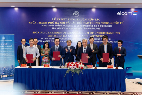 Hà Nội ký hợp tác với ELCOM, thúc đẩy đổi mới sáng tạo và ứng dụng AI