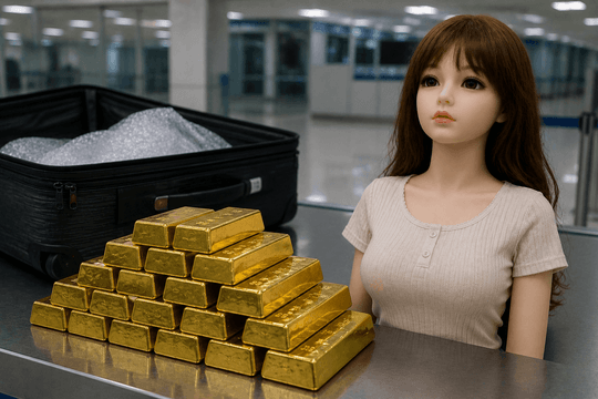 Bắt giữ 6 nghi phạm giấu hơn 1.300 cây vàng bên trong búp bê tình dục