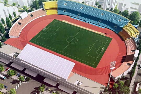 Chưa đầy 1 năm nữa, sân vận động lâu đời nhất Việt Nam chính thức hoàn thiện nâng cấp