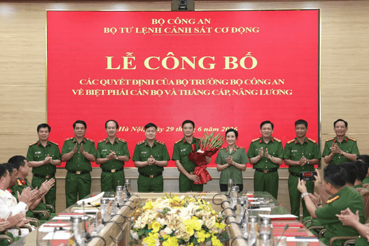 Phó Tư lệnh Cảnh sát cơ động được biệt phái sang Bộ Tài chính