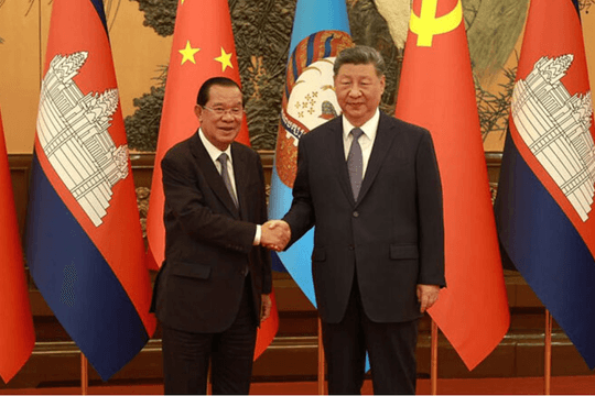 Ông Hun Sen thúc giục Trung Quốc đẩy nhanh nhiều dự án trọng điểm, Bắc Kinh cho Campuchia vay tiền xây kênh đào Phù Nam Techo