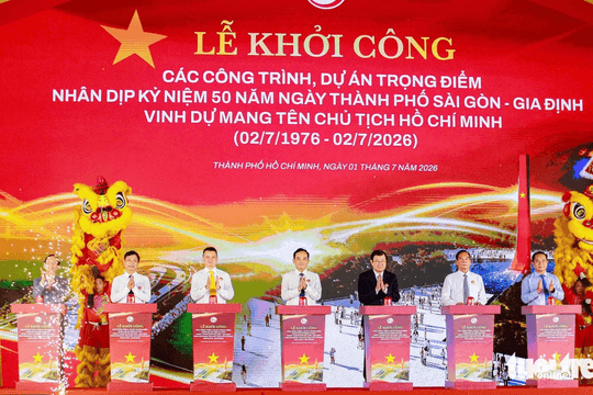 TP. HCM khởi công loạt dự án 253.000 tỷ đồng: Vingroup, Sun Group, Geleximco vào tâm điểm trục hạ tầng mới