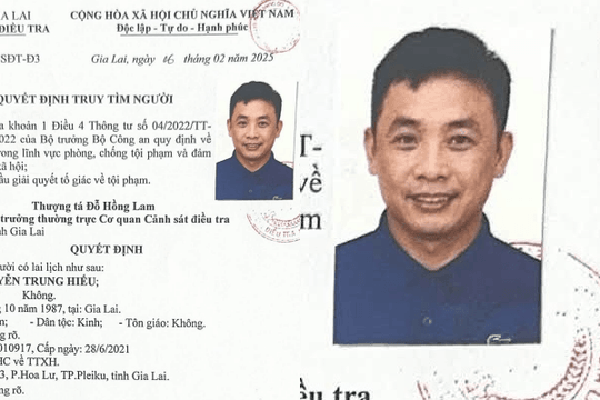 Công an truy tìm cựu nhân viên ngân hàng Nguyễn Trung Hiếu