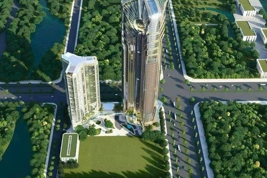 Việt Nam đang xây dựng tháp chọc trời với biểu tượng 'song long' độc đáo: Cao 75 tầng được kiến tạo bởi KTS ngoại quốc, tương lai là 'nóc nhà' miền Bắc
