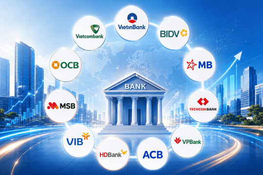 VDSC: Lợi nhuận ngành ngân hàng quý II/2026 tăng 20%, HDBank dẫn đầu về ROAE