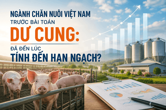 Ngành chăn nuôi Việt Nam trước bài toán dư cung: Đã đến lúc tính đến hạn ngạch?