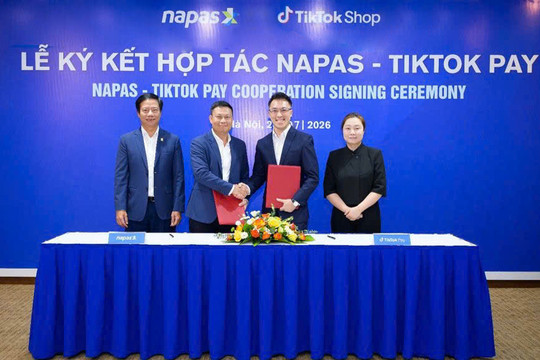 TikTok Shop 'bắt tay' NAPAS, mở rộng lựa chọn thanh toán cho người dùng