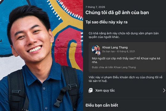 Vì sao Khoai Lang Thang bị cấm dùng chính hình ảnh của mình?