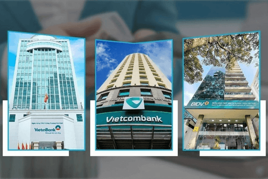 Vietcombank, VietinBank và BIDV lần đầu cùng trả cổ tức tiền mặt 4,5%, hơn 10.000 tỷ đồng sắp về tay cổ đông