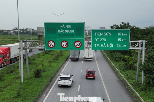 Đề xuất mở rộng cao tốc Hà Nội - Bắc Giang lên 8 làn xe