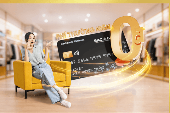 Mở thêm thẻ, thêm ưu đãi cho chủ thẻ tín dụng BAC A BANK Mastercard.