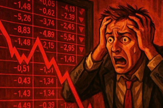 VN-Index 'bốc hơi' 27 điểm, nhóm chứng khoán bị bán tháo