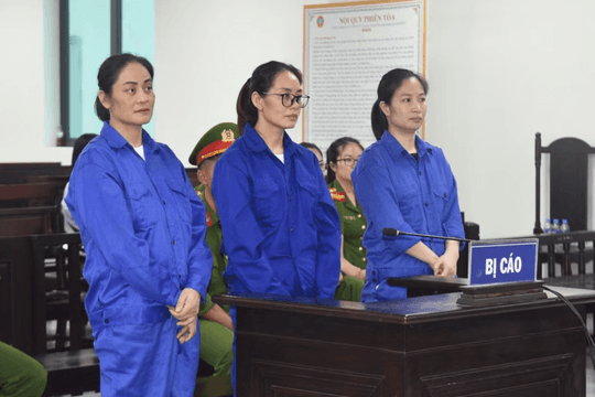 Tuyên án 18 năm tù, phạt bổ sung 60 triệu đối với Hoàng Thị Thuần SN 1981 và đồng phạm