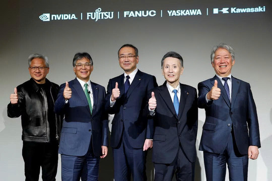 Nvidia liên minh với các loạt 'ông lớn' Nhật Bản, đặt cược vào robot AI