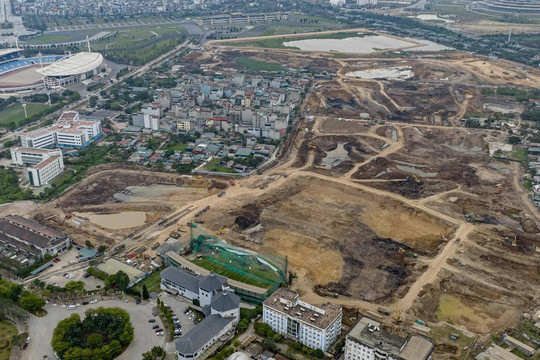 Hà Nội tốc lực đào 7 hồ nước, phấn đấu sớm hoàn thiện để đưa vào chống ngập