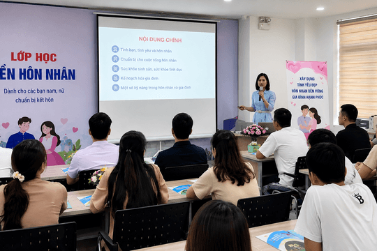 Bộ Y tế đề xuất tổ chức khóa học, hội thảo và hoạt động giao lưu dành cho nam, nữ chuẩn bị kết hôn