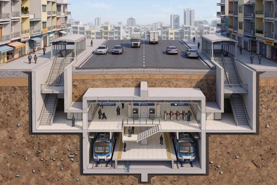 Tuyến metro tiếp theo của TP. HCM dài 35km dự kiến có 13 ga ngầm và 11 ga trên cao