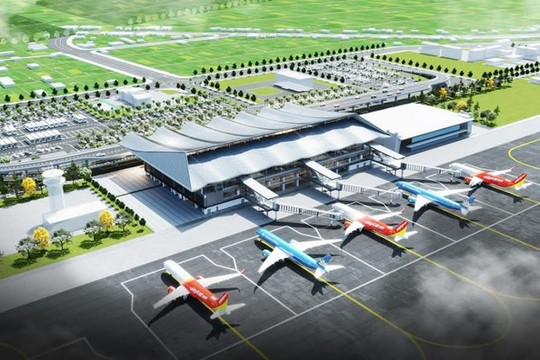 Dự án sân bay hơn 5.800 tỷ của Bầu Hiển hoàn thành thêm hạng mục trọng yếu