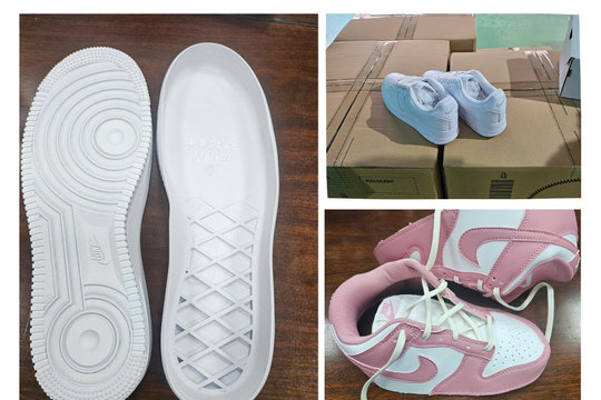Đột kích nhà máy ở TP.HCM, lộ đường dây giày giả Nike trị giá hơn 100 tỷ đồng xuất khẩu sang Mỹ